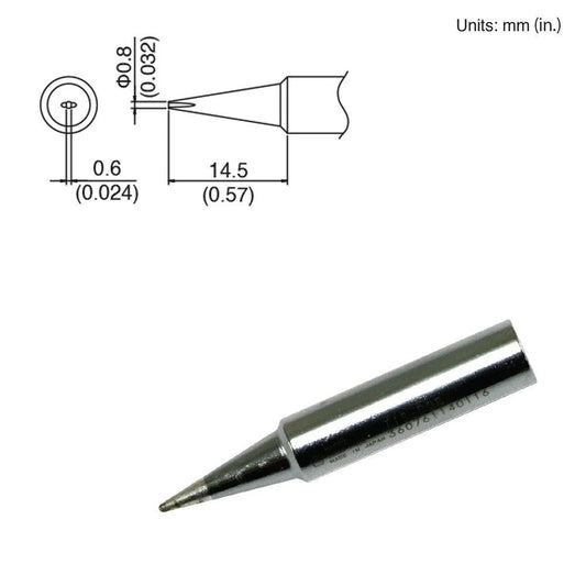 Hakko T18 - D08 Chisel Tip - KEM - TRON INC.