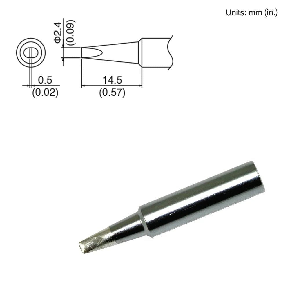 Hakko T18 - D24 Chisel Tip - KEM - TRON INC.