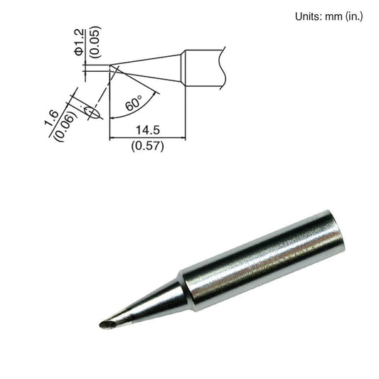 Hakko T18 - S7 Bevel Tip - KEM - TRON INC.