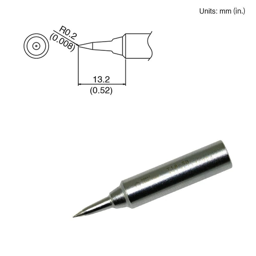 Hakko T18 - SB Conical Tip - KEM - TRON INC.