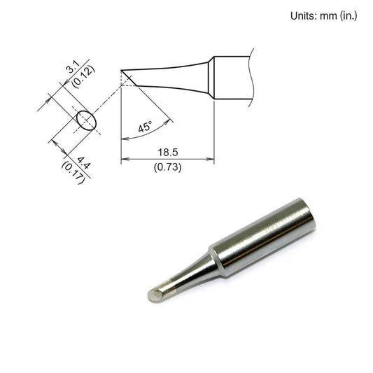 Hakko T19 - C3 Bevel Tip - KEM - TRON INC.