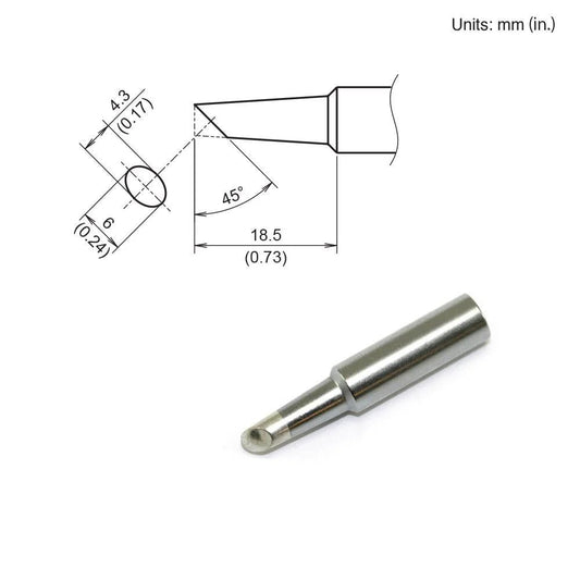 Hakko T19 - C4 Bevel Tip - KEM - TRON INC.
