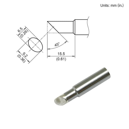 Hakko T19 - C65 Bevel Tip - KEM - TRON INC.