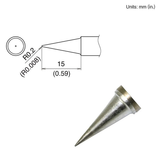 Hakko T22 - BL Conical Tip - KEM - TRON INC.