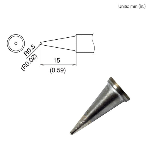 Hakko T22 - BL2 Conical Tip - KEM - TRON INC.