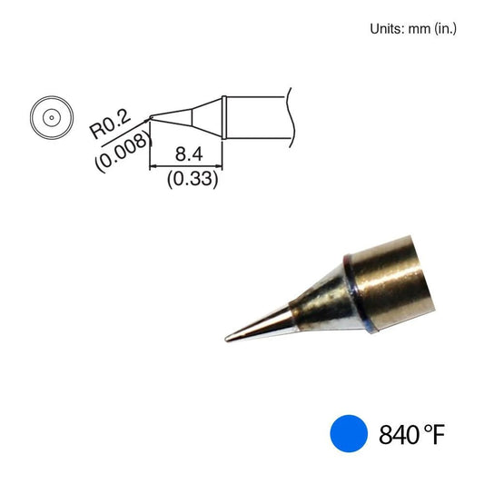 Hakko T31 - 01I Conical Tip, 840°F / 450°C - KEM - TRON INC.