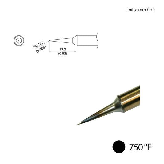 Hakko T31 - 02LI Conical Slim Tip, 750°F / 400°C - KEM - TRON INC.