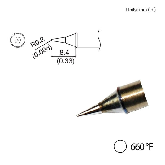 Hakko T31 - 03I Conical Tip, 660°F / 350°C - KEM - TRON INC.