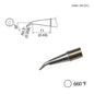 Hakko T31 - 03J02 Angled Tip, 660°F / 350°C - KEM - TRON INC.