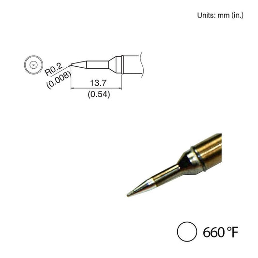 Hakko T31 - 03SBL Conical Tip, 660°F / 350°C - KEM - TRON INC.