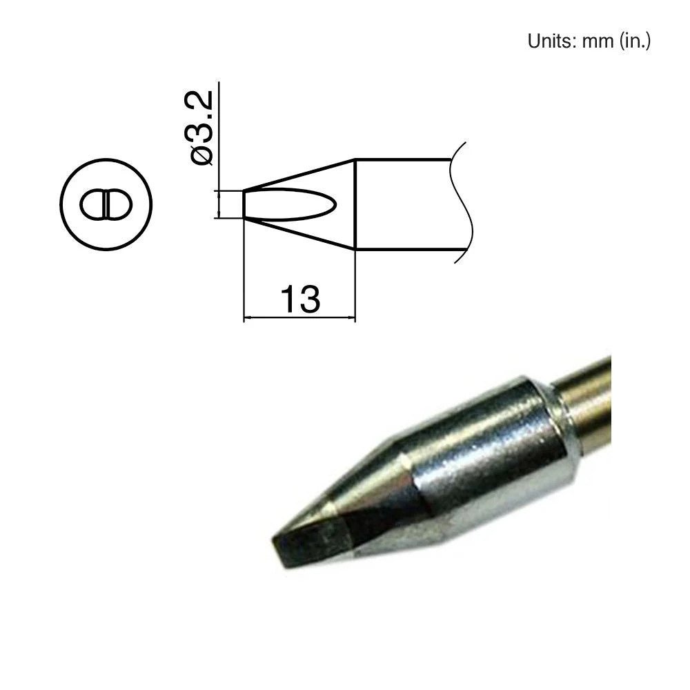 Hakko T33 - D32 Chisel Tip - KEM - TRON INC.