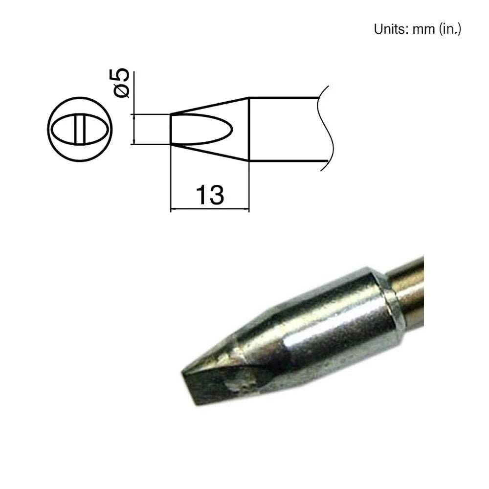 Hakko T33 - D5 Chisel Tip - KEM - TRON INC.