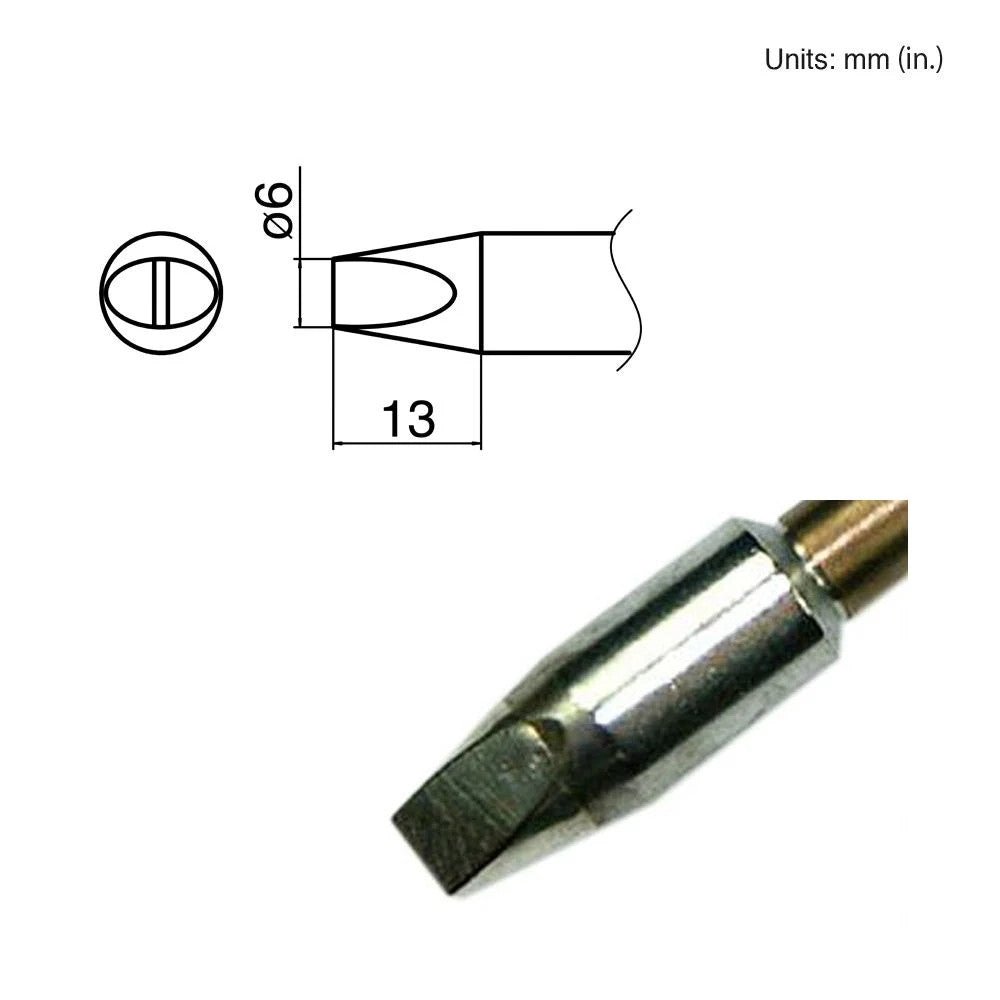 Hakko T33 - D6 Chisel Tip - KEM - TRON INC.