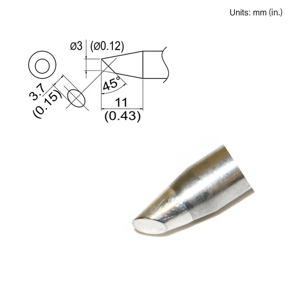 Hakko T33 - SSBC3 Bevel Tip - KEM - TRON INC.