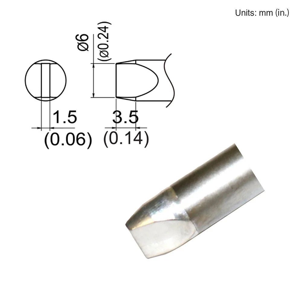 Hakko T33 - SSD6 Chisel Tip - KEM - TRON INC.