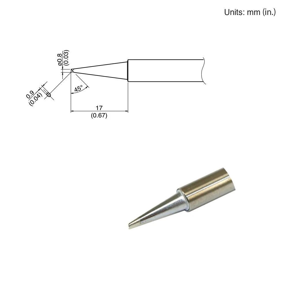 Hakko T34 - C08 Bevel Tip - KEM - TRON INC.