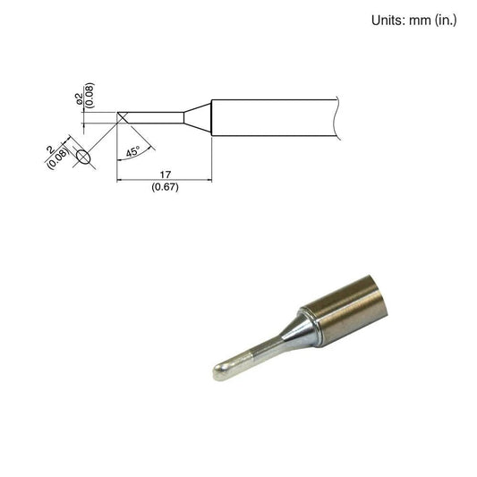 Hakko T34 - C2 Bevel Tip - KEM - TRON INC.