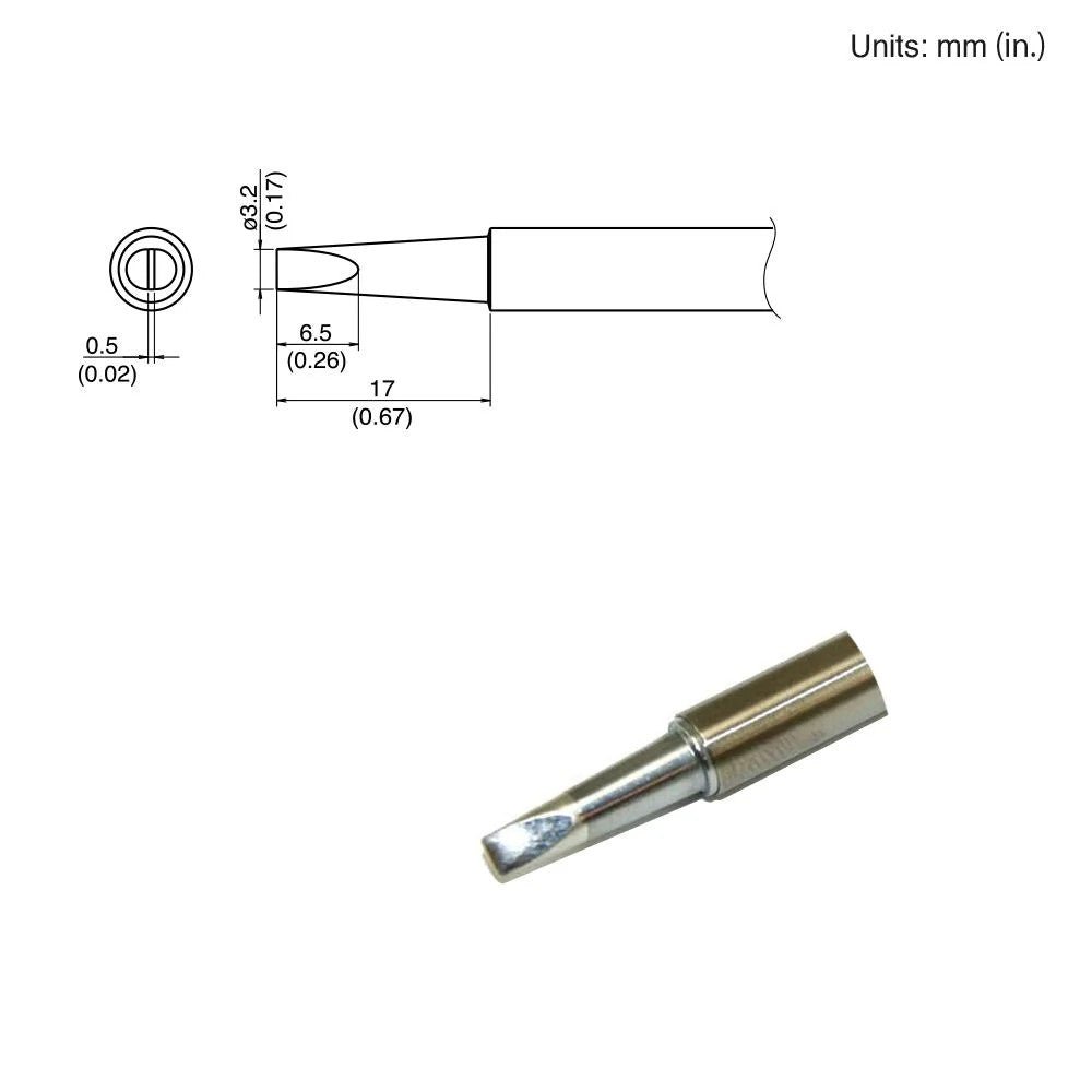 Hakko T34 - D32 Chisel Tip - KEM - TRON INC.