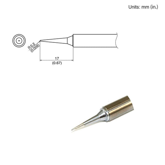 Hakko T34 - I Sharp Conical Tip - KEM - TRON INC.