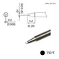 Hakko T35 - 02D1 Chisel Tip - KEM - TRON INC.