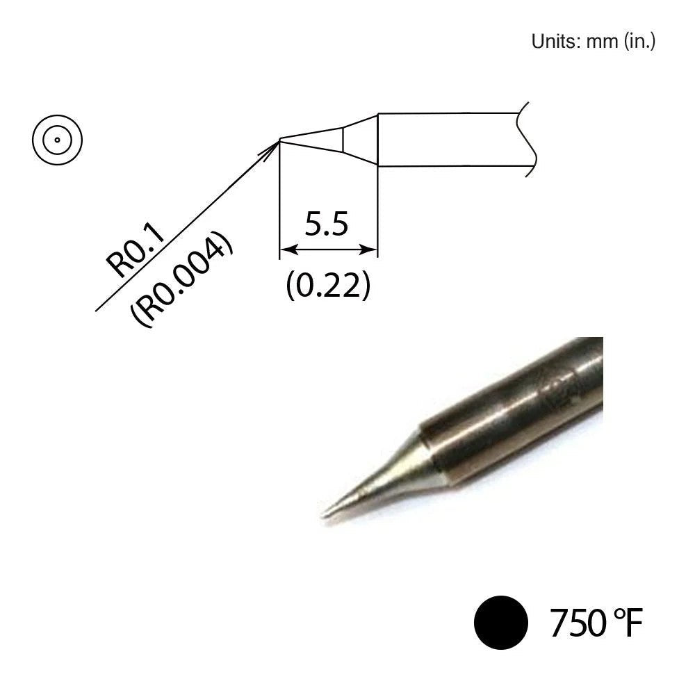 Hakko T35 - 02I Conical Tip - KEM - TRON INC.
