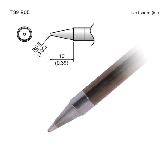 Hakko T39 - B05 Conical Tip - KEM - TRON INC.