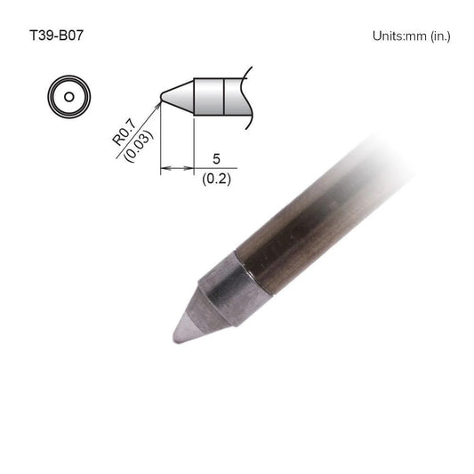 Hakko T39 - B07 Conical Tip - KEM - TRON INC.