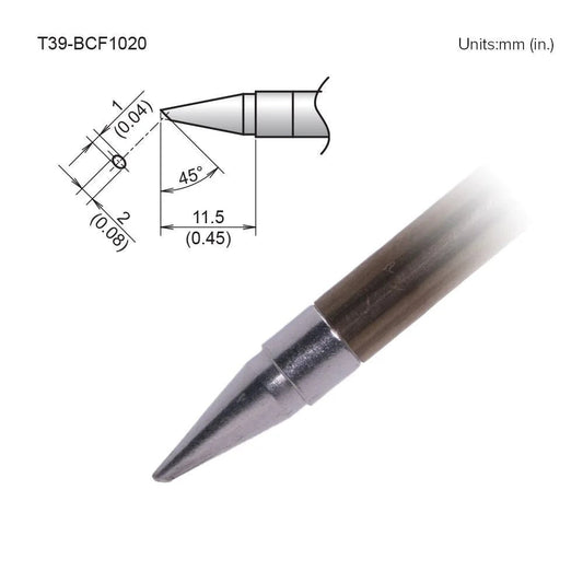 Hakko T39 - BCF1020 Bevel Tip - KEM - TRON INC.