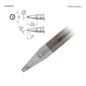 Hakko T39 - BCR16 Bevel V - Groove Tip - KEM - TRON INC.