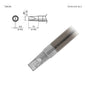 Hakko T39 - D4 Chisel Tip - KEM - TRON INC.