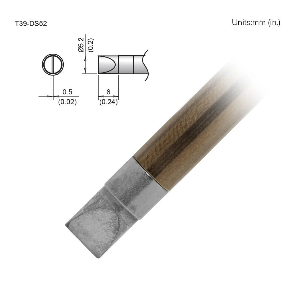 Hakko T39 - DS52 Chisel Tip - KEM - TRON INC.