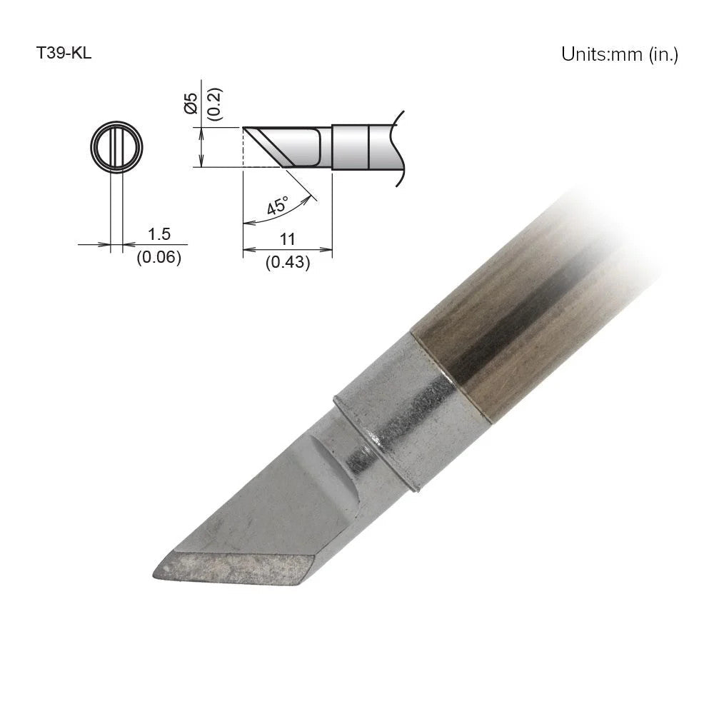 Hakko T39 - KL Knife Tip - KEM - TRON INC.