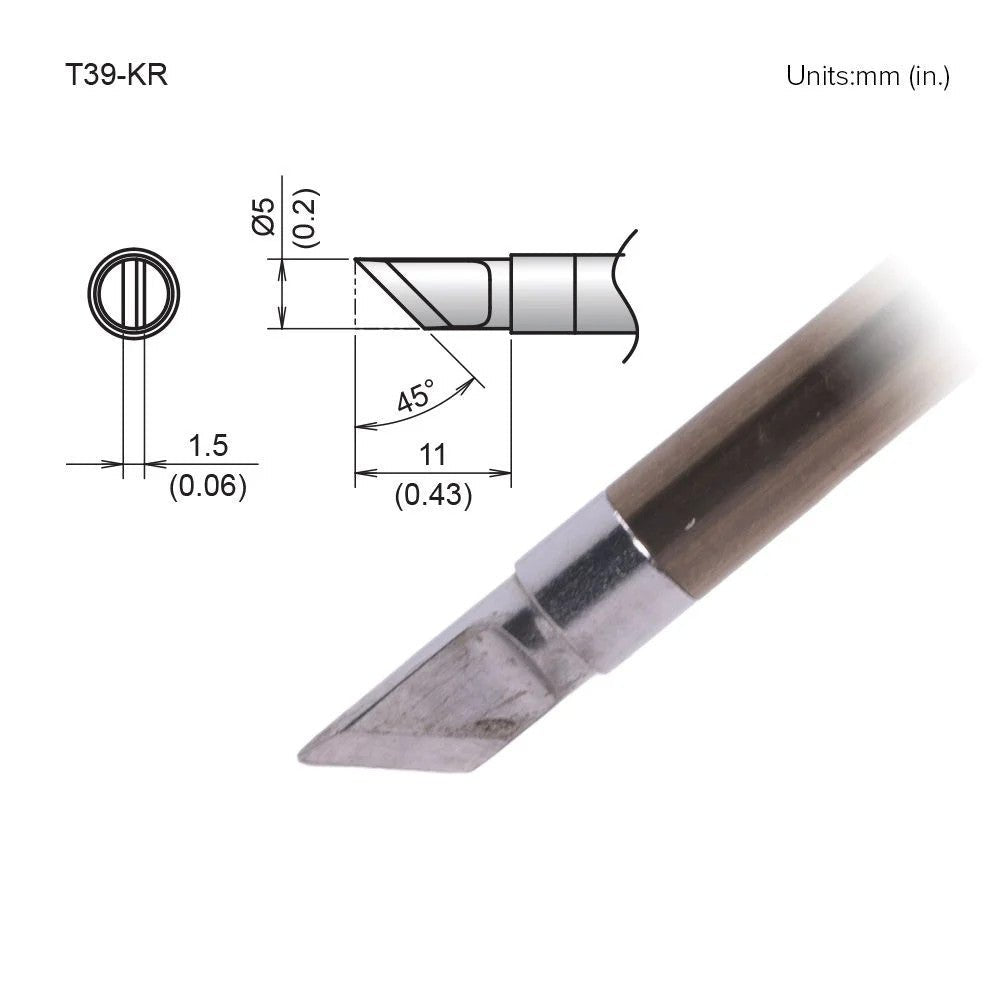 Hakko T39 - KR Knife Tip - KEM - TRON INC.