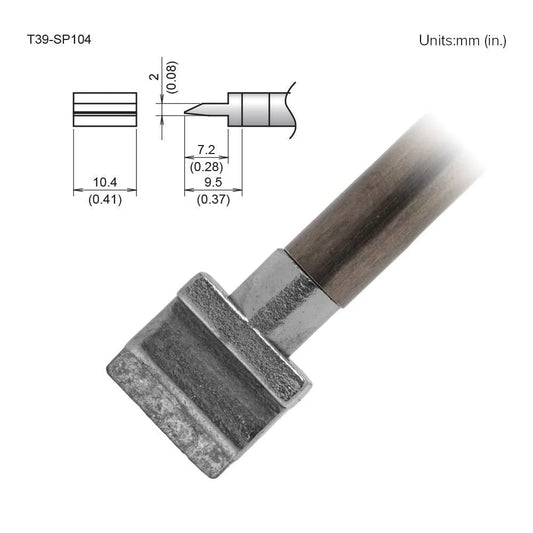 Hakko T39 - SP104 Blade Tip - KEM - TRON INC.
