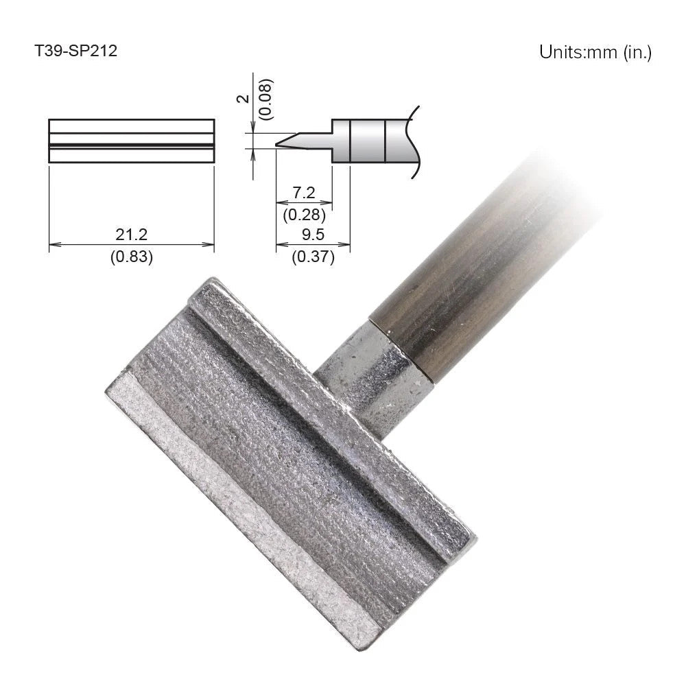 Hakko T39 - SP212 Blade Tip - KEM - TRON INC.