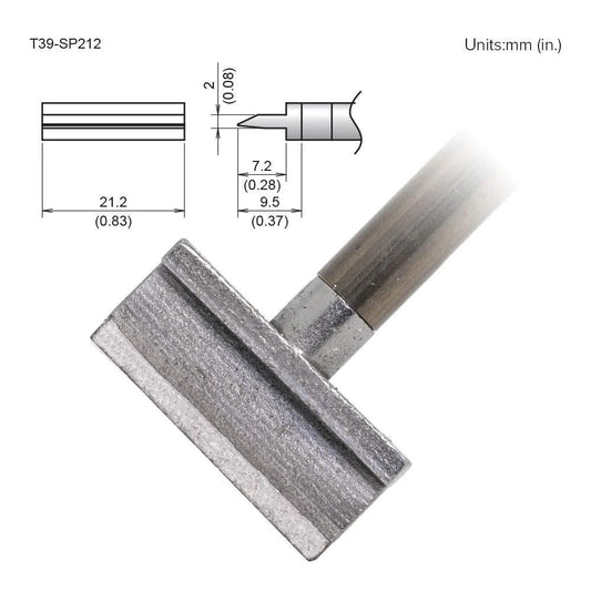 Hakko T39 - SP212 Blade Tip - KEM - TRON INC.