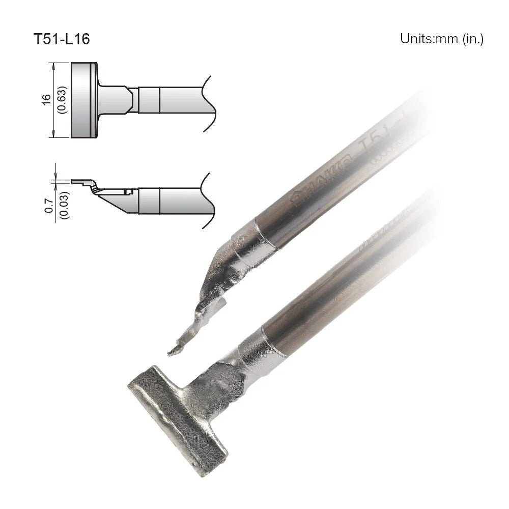 Hakko T51 - L16 SOP Tip - KEM - TRON INC.