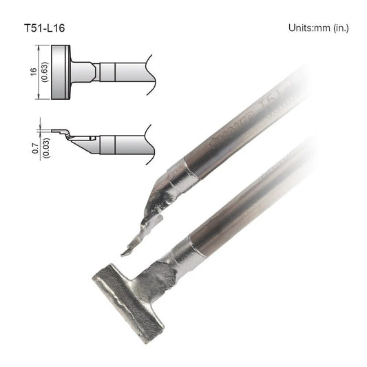 Hakko T51 - L16 SOP Tip - KEM - TRON INC.