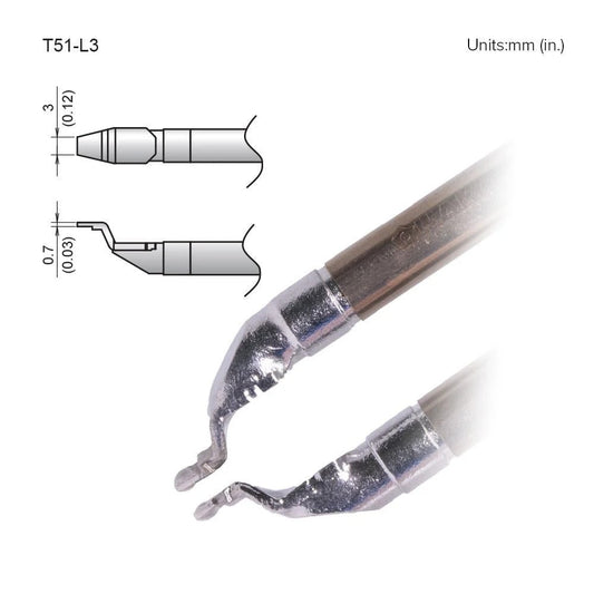 Hakko T51 - L3 Chip Tip - KEM - TRON INC.
