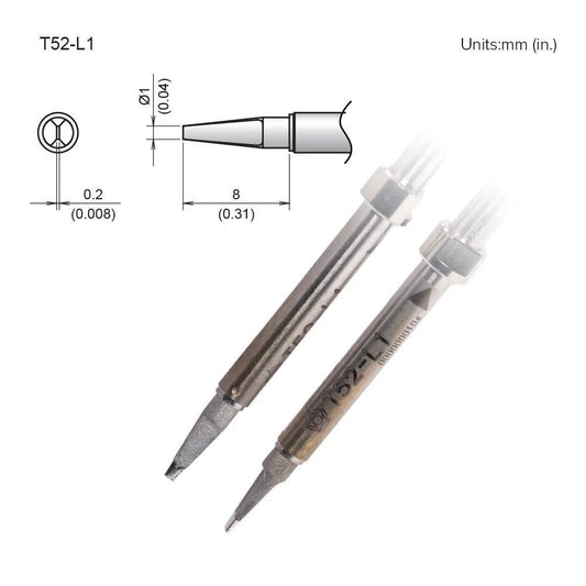Hakko T52 - L1 Chip Tip - KEM - TRON INC.