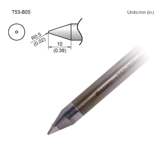 Hakko T53 - B05 Conical Tip - KEM - TRON INC.
