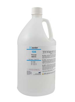 Kester 63 - 0000 - 0104 104 Thinner (1 Gallon Bottle) - KEM - TRON INC.