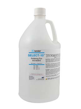 Kester 63 - 0001 - 8010 SELECT - 10 Selective Soldering Halogen Free No Clean Flux (1 Gallon Bottle) - KEM - TRON INC.
