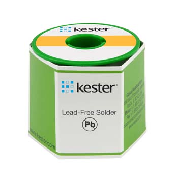 Sn96.5Ag3.0Cu0.5 .025" 48/66(3.3%) Lead Free Rosin Wire 1lb Spool - KEM - TRON INC.