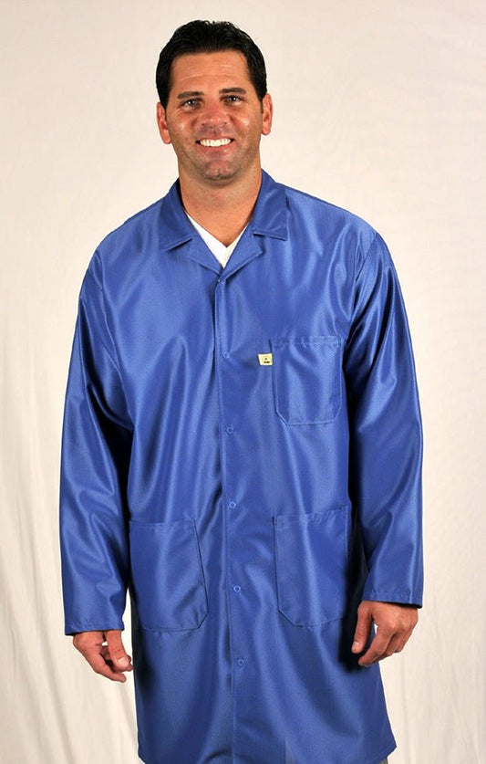 Tech Wear LIC - 43 - XL Smock - IVX - 400 Fabric - Jacket - 3 Pocket Color = Royal Blue, XL - KEM - TRON INC.