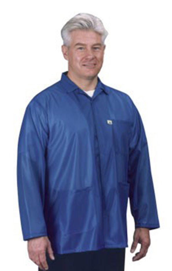 Tech Wear LIJ - 43C - M Smock - IVX - 400 - Jacket - 3 Pocket Color = Royal Blue, Medium, Knitted Cuffs - KEM - TRON INC.