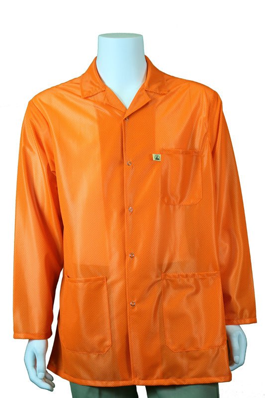 Tech Wear LOJ - HVO3 - XS Smock - Traditional OFX - 100 - Jacket - 3 Pocket Color = Hi - Vis Orange, XS - KEM - TRON INC.