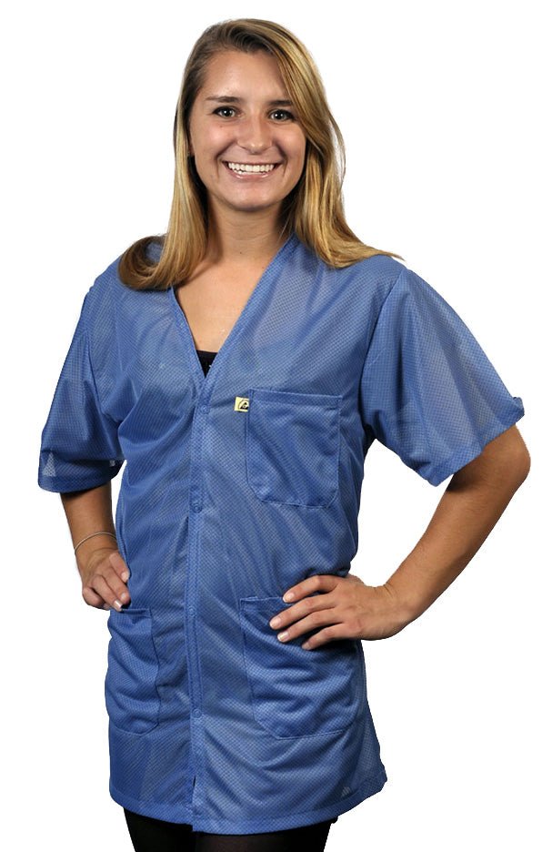 Tech Wear VOJ - 23SS - M Smock - Traditional OFX - 100 - Jacket - 3 Pocket Color = Blue, Medium, Short Sleeve - KEM - TRON INC.