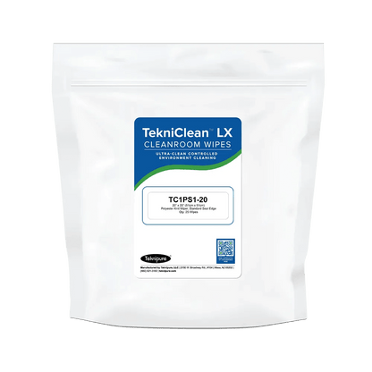 Teknipure TekniClean TC1PS1 - 20,&nbsp; Polyester Knit Wiper, 20 in x 20 in, Case of 100 - KEM - TRON INC.