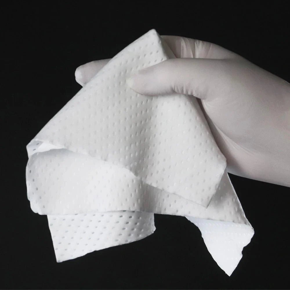 Teknipure Tekniclean TC3PB3 - 99, Polyester Knit Wiper, Quilted 2 - Ply, 9 in x 9 in, Case of 800 - KEM - TRON INC.